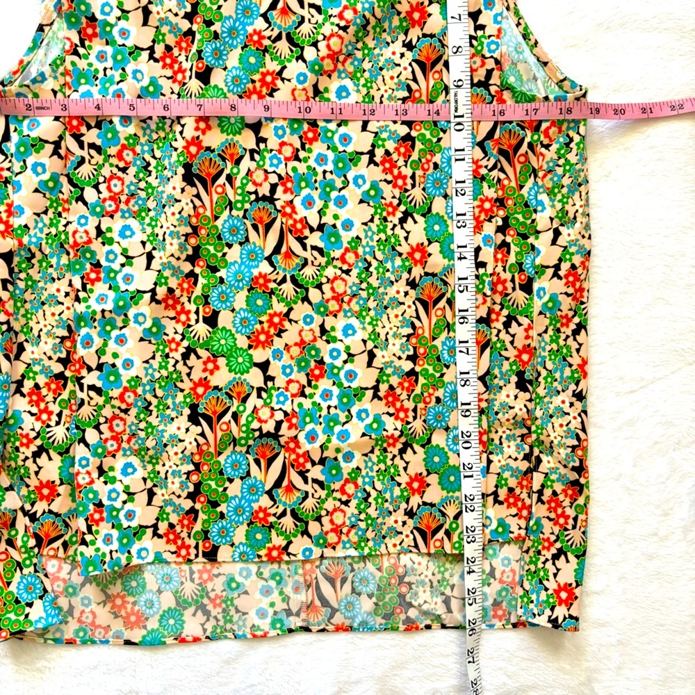TED BAKER Nelliy Sleeveless Floral Top with Shoulder Detail—4-6 - Picture 16 of 16